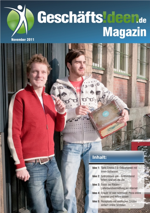 Gesch&auml;ftsideen.de Magazin November 2011