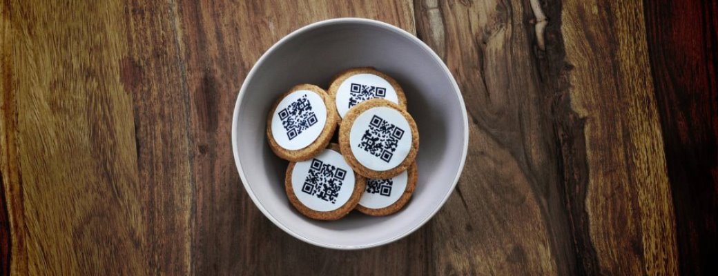 Keks trifft Smartphone - Backmischung für Kekse mit QR-Codes