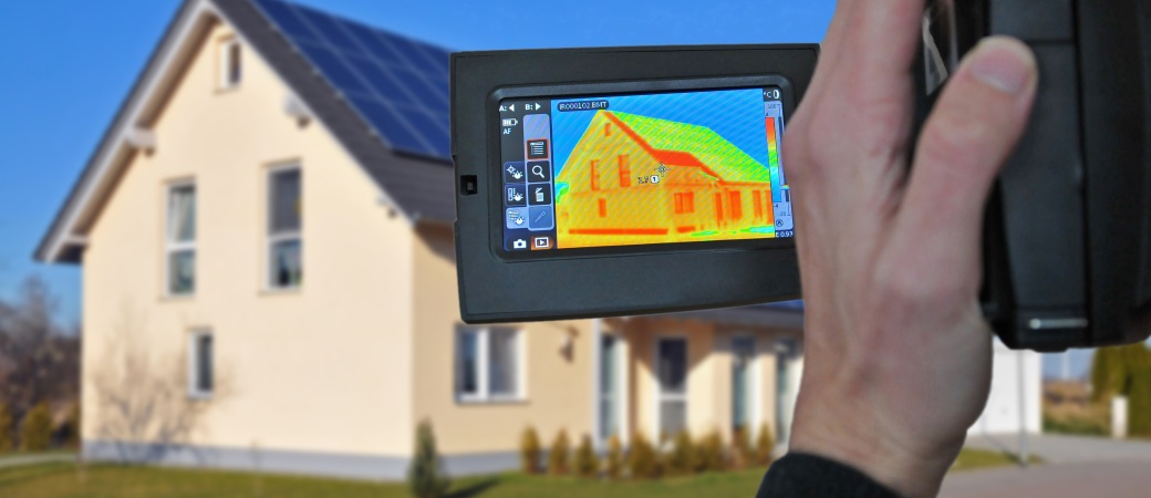 Fotoshootings zum Energiesparen - Thermografie von Immobilien