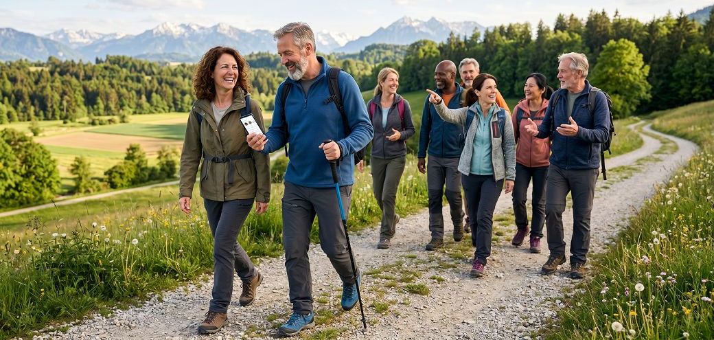 Gemeinsam statt einsam - Freizeit-App f&uuml;r die Generation 40+